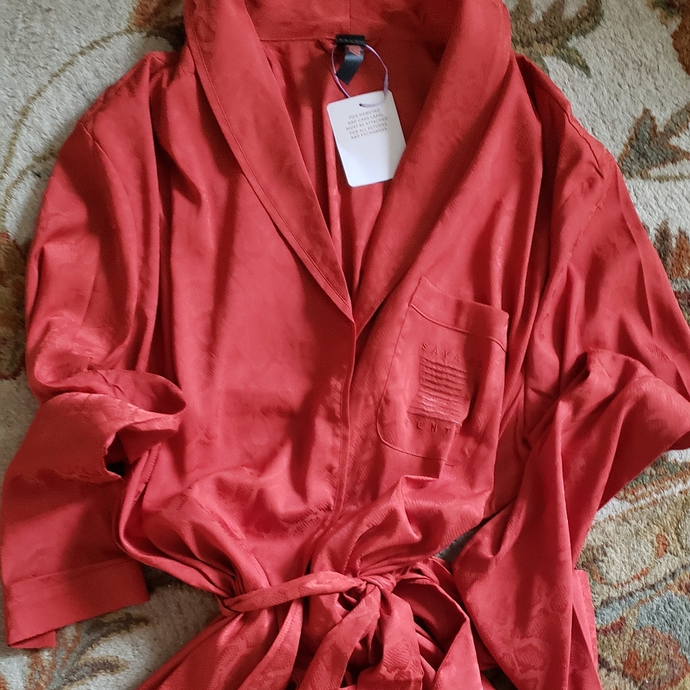 Savage x Fenty burnt orange cigar robe